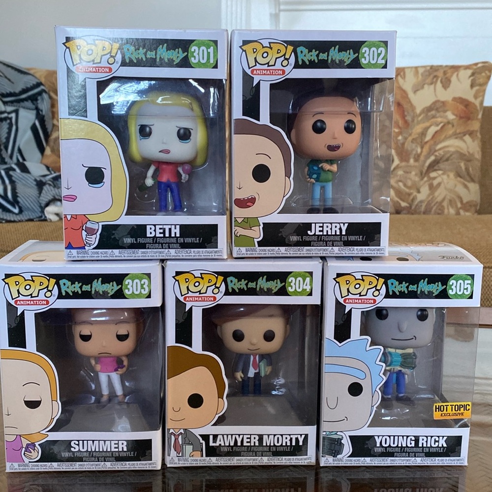 Rick & Morty Funko Pop lot